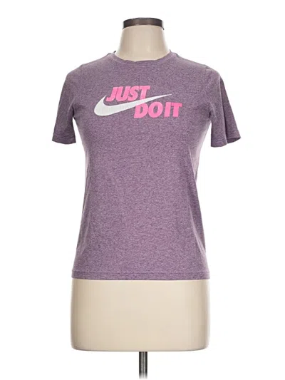 Pre-owned Nike Short Sleeve T-shirt In Purple