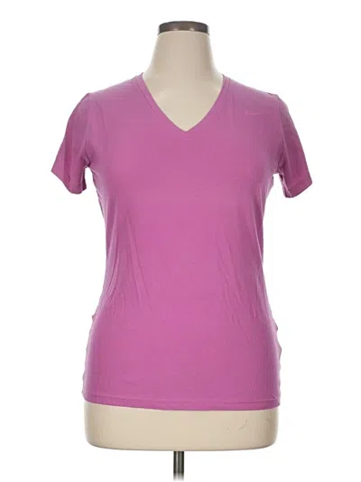 Pre-owned Nike Short Sleeve T-shirt In Purple
