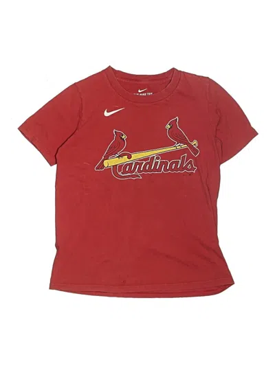 Pre-owned Nike Kids' Short Sleeve T-shirt In Red