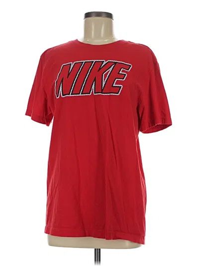 Pre-owned Nike Short Sleeve T-shirt In Red