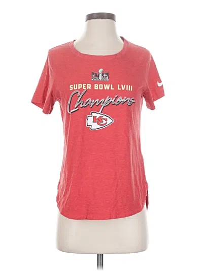 Pre-owned Nike Short Sleeve T-shirt In Red