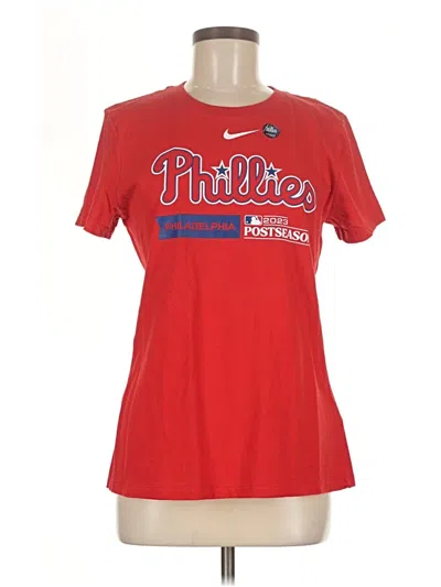Pre-owned Nike Short Sleeve T-shirt In Red