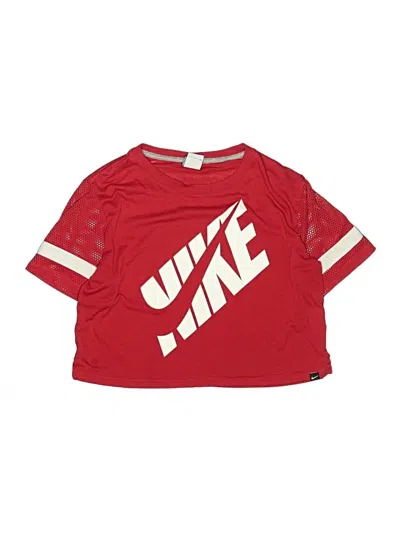 Pre-owned Nike Kids' Short Sleeve T-shirt In Red