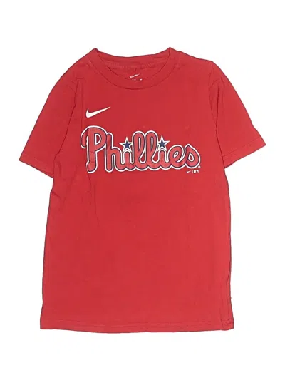 Pre-owned Nike Kids' Short Sleeve T-shirt In Red