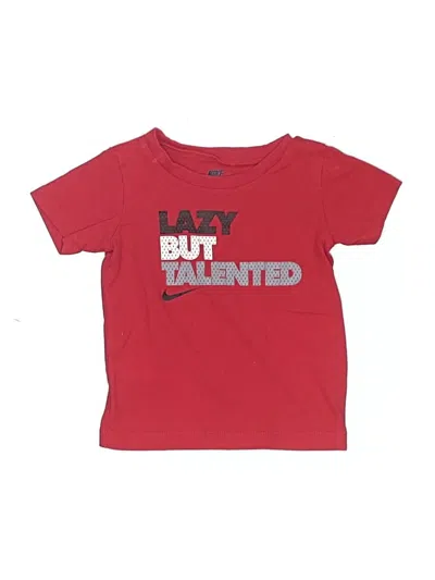 Pre-owned Nike Kids' Short Sleeve T-shirt In Red