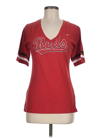 Pre-owned Nike Short Sleeve T-shirt In Red