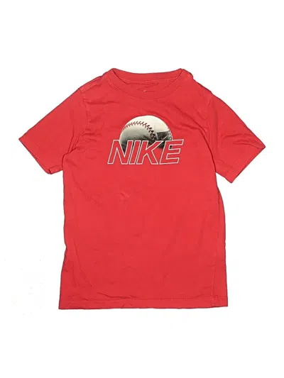 Pre-owned Nike Kids' Short Sleeve T-shirt In Red