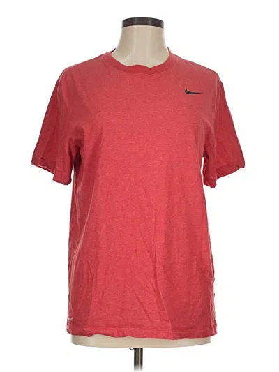 Pre-owned Nike Short Sleeve T-shirt In Red