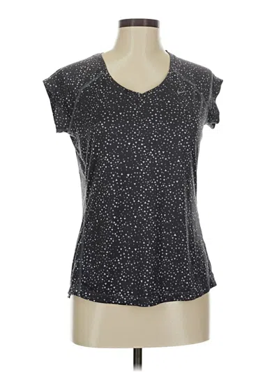 Pre-owned Nike Short Sleeve T-shirt In Silver