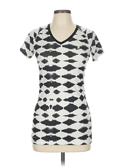 Pre-owned Nike Short Sleeve T-shirt In Silver