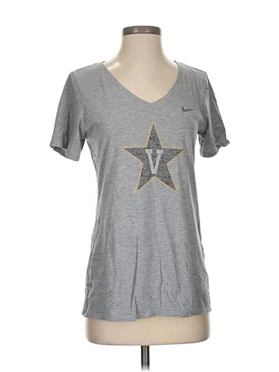 Pre-owned Nike Short Sleeve T-shirt In Silver