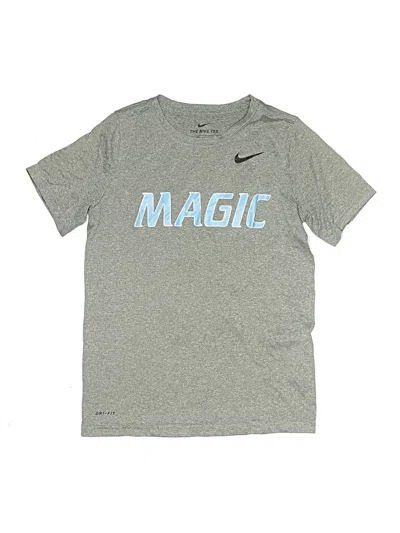 Pre-owned Nike Kids' Short Sleeve T-shirt In Silver
