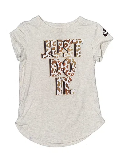 Pre-owned Nike Kids' Short Sleeve T-shirt In Silver