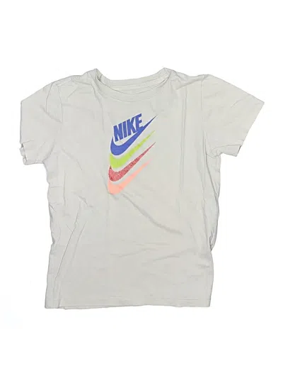 Pre-owned Nike Kids' Short Sleeve T-shirt In Silver