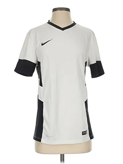 Pre-owned Nike Short Sleeve T-shirt In Silver