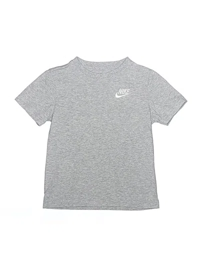 Pre-owned Nike Kids' Short Sleeve T-shirt In Silver