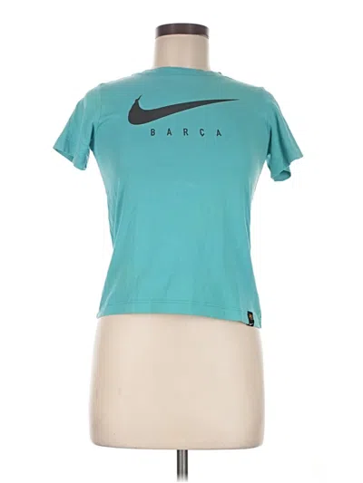 Pre-owned Nike Short Sleeve T-shirt In Teal