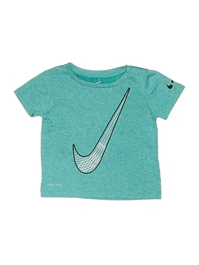 Pre-owned Nike Kids' Short Sleeve T-shirt In Teal