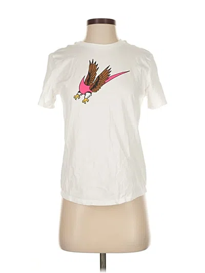 Pre-owned Nike Short Sleeve T-shirt In White