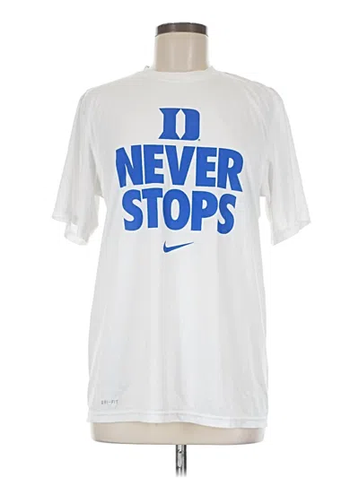 Pre-owned Nike Short Sleeve T-shirt In White