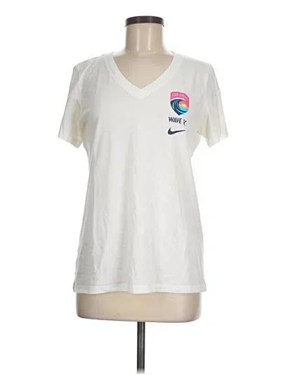 Pre-owned Nike Short Sleeve T-shirt In White