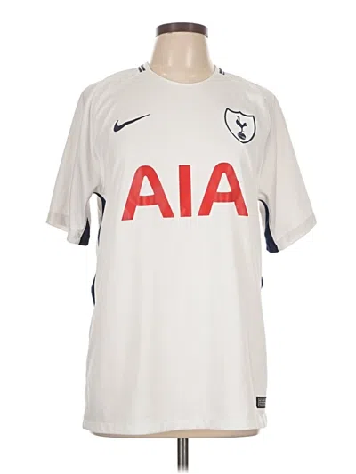 Pre-owned Nike Short Sleeve T-shirt In White