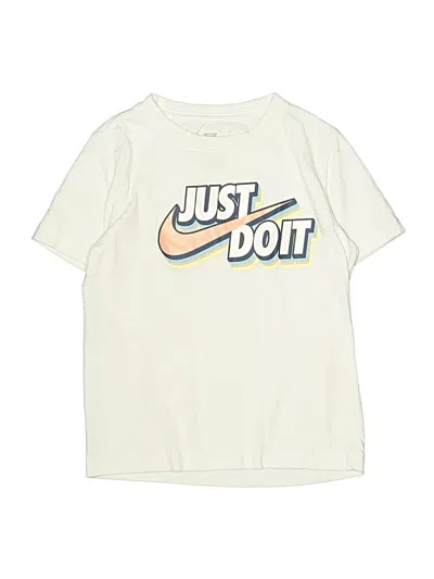 Pre-owned Nike Kids' Short Sleeve T-shirt In White