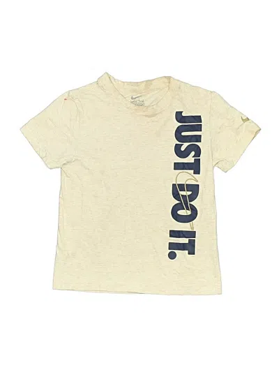 Pre-owned Nike Kids' Short Sleeve T-shirt In White