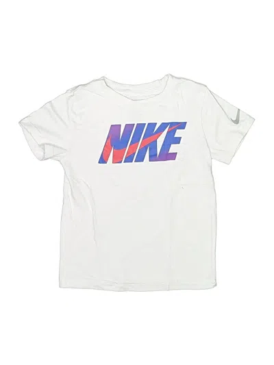 Pre-owned Nike Kids' Short Sleeve T-shirt In White