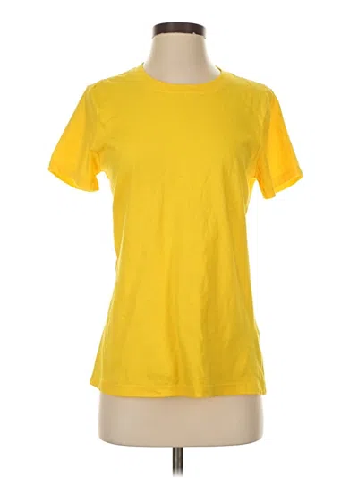 Pre-owned Nike Short Sleeve T-shirt In Yellow