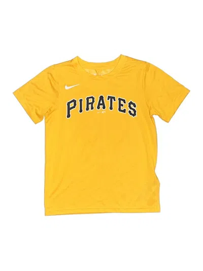 Pre-owned Nike Kids' Short Sleeve T-shirt In Yellow