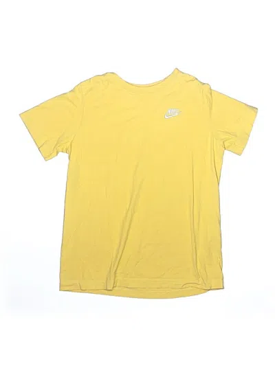 Pre-owned Nike Kids' Short Sleeve T-shirt In Yellow