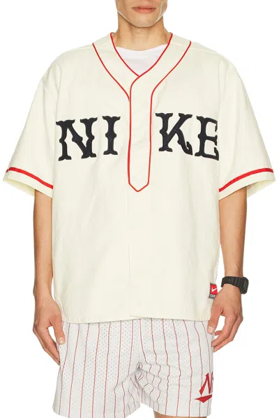 Nike Short-sleeve Vintage Sport Top In Neutral