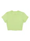 Nike Short-sleeved Crop Top In Green