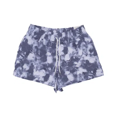 Nike Short Tracksuit Pants Women Sportswear Jersey Wave Dye Shorts Gridiron/diffused Blue In Purple