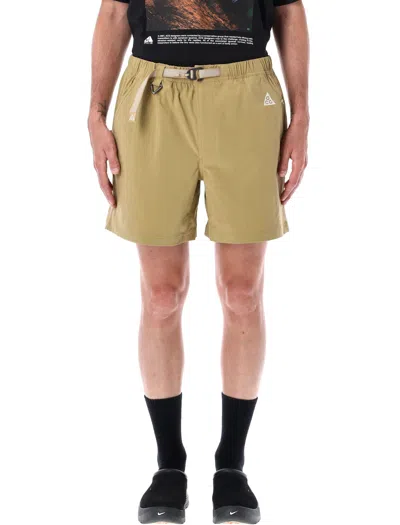 Nike Shorts Beige In Green