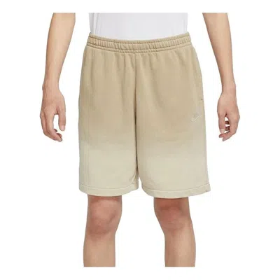 Nike Shorts Gradient Cotton Shorts 'brown Tan' In Multi
