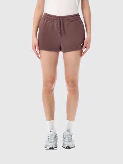 Nike Shorts Woman  In Brown