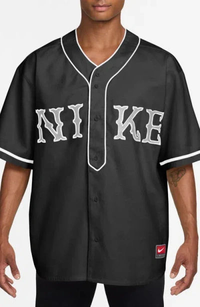 Nike Short-sleeve Retro Sport T-shirt In Black