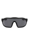 Nike Show X Rush 58mm Shield Sunglasses In Matte Black/dark Grey