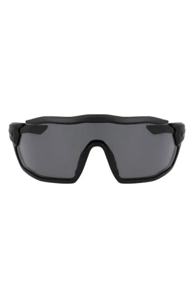 Nike Show X Rush 58mm Shield Sunglasses In Matte Black/dark Grey