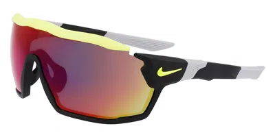 Nike Show X Rush E N Iu4697x 010 Occhiali Da Sole Neri Per Uomo In Multi