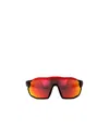 Nike Show X Rush Shield-frame Sunglasses In Orange
