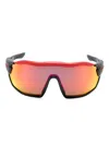 Nike Show X Rush Shield-frame Sunglasses In 黑色