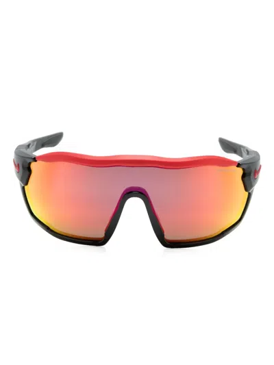 Nike Show X Rush Shield-frame Sunglasses In 黑色