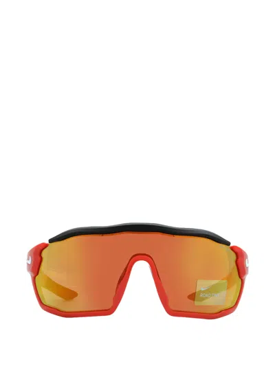 Nike Show X Rush Team Sunglasses "team Orange / Road Tint / Orange Mirror" In Neutral