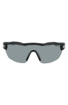 Nike Show X3 Elite 61mm Wraparound Sunglasses In Gray