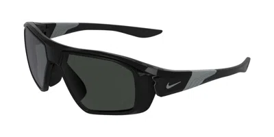 Nike Show X3 Ff Im9736x 010 Men's Sunglasses Black Size 57 In Green