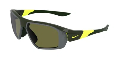 Nike Show X3 Ff Im9736x 355 Men's Sunglasses Green Size 57