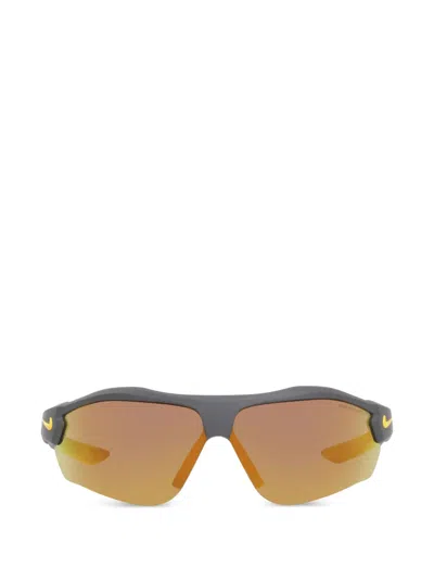 Nike Show X3 Geometric Sunglasses In Gray